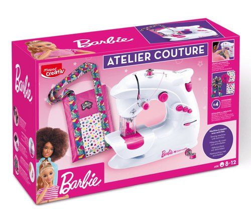 MAPED CREATIVE BARBIE MAQUINA COSER TALLER COSTURA