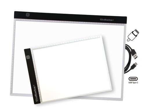 SOPORTE DE LED OFFICE BOX A4 CALCA Y DIBUJA