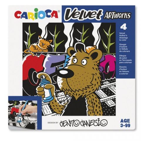 JUEGO EDUCATIVO CARIOCA VELVET ARTWORKS +3 AÑOS (T