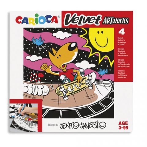 JUEGO EDUCATIVO CARIOCA VELVET ARTWORKS +3 AÑOS (T