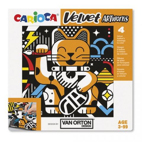 JUEGO EDUCATIVO CARIOCA VELVET ARTWORKS +3 AÑOS (T