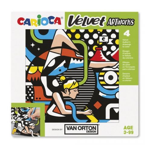 JUEGO EDUCATIVO CARIOCA VELVET ARTWORKS +3 AÑOS (T