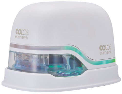 SELLO COLOP ELECTRONICO E-MARK MONTURA BLANCA