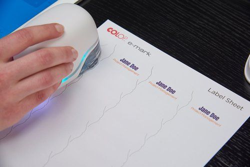 ETIQUETAS SELLO COLOP ELECTRONICO E-MARK (10 A4 de