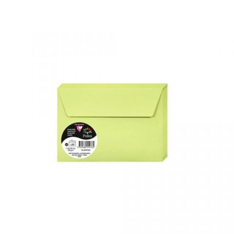 SOBRE CLAIREFONTAINE POLLEN 114x162 120g VERDE YEM