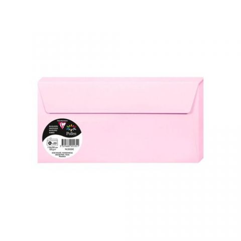 SOBRE CLAIREFONTAINE POLLEN 110x220 120g ROSA PELA