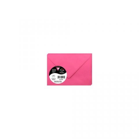 SOBRE CLAIREFONTAINE POLLEN 75x100 120g FUCSIA PAQ