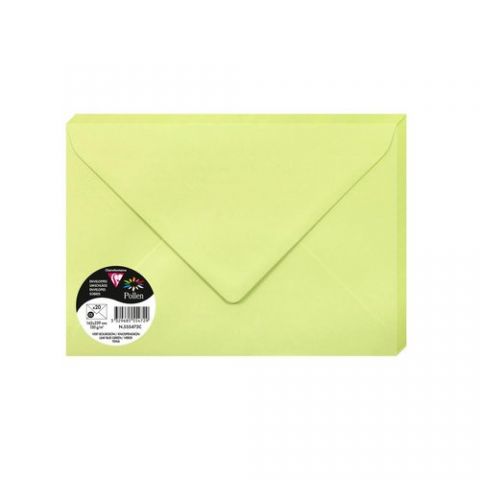 SOBRE CLAIREFONTAINE POLLEN 162x229 120g VERDE YEM