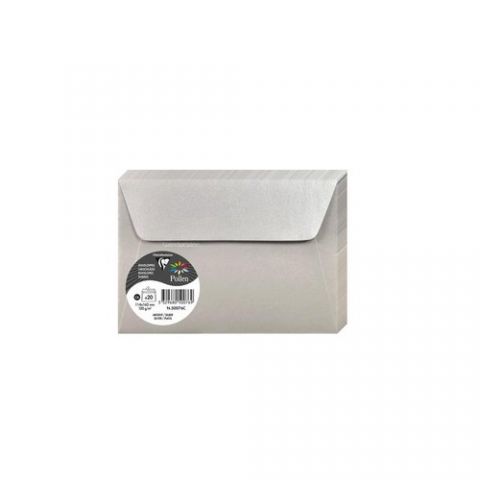 SOBRE CLAIREFONTAINE POLLEN 114x162 120g PLATA PAQ