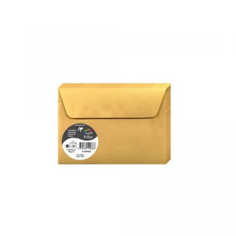 SOBRE CLAIREFONTAINE POLLEN 114x162 120g ORO PAQUE