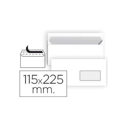 SOBRE SAM ECOSAM+ 115x225 BLANCO 105g OPEN V.DCHA.
