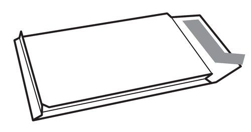 SOBRE-BOLSA 3 FUELLES SAM KRAFT 120g 250x353x30 (S