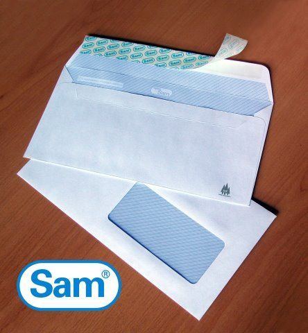 SOBRE-BOLSA SAM 229x324 BLANCO 100g (SILICONA) INS