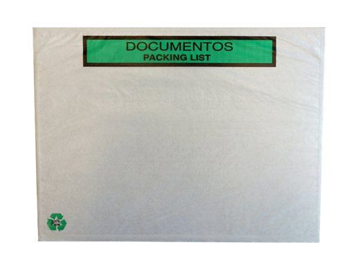 SOBRES ADHESIVOS PACKING-LIST 100% PAPEL RECICLADO