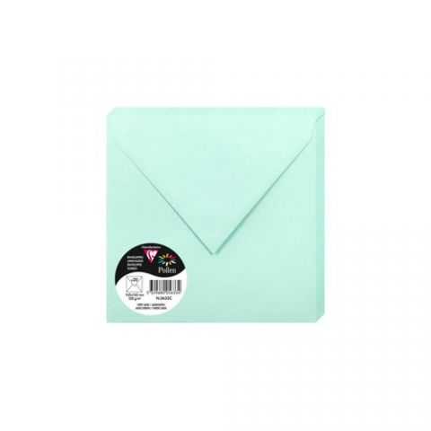 SOBRE CLAIREFONTAINE POLLEN 165x165 120g VERDE JAD