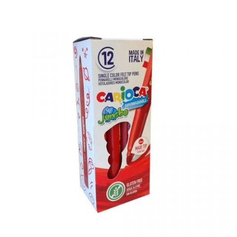 ROTULADOR FIBRA CARIOCA JUMBO  ROJO