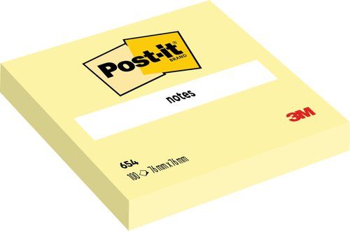 NOTAS ADHESIVAS POST-IT 100h  76x76 (654)
