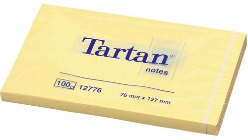 NOTAS ADHESIVAS TARTAN 100h 127x76
