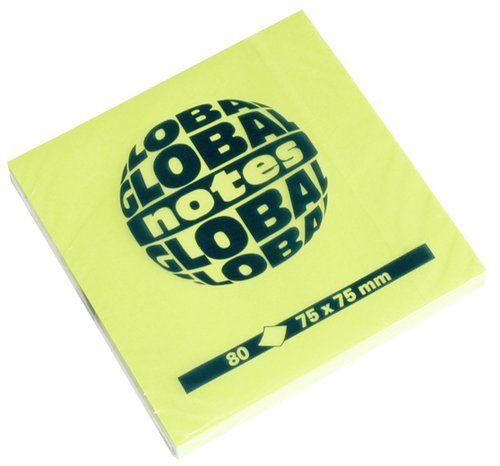 TACO NOTAS 80h 75x75 VERDE BRILLANTE