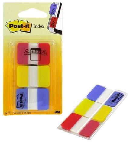 BANDERITAS ADHESIVAS POST-IT 686 RIGIDO (AMARILLO-
