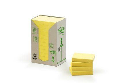 TACO NOTAS POST-IT RECICLADOS AMARILLOS 653/1T TOR