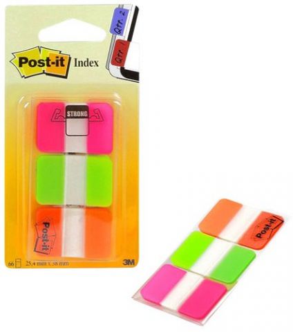 BANDERITAS ADHESIVAS POST-IT 686 RIGIDO (NARANJA-R