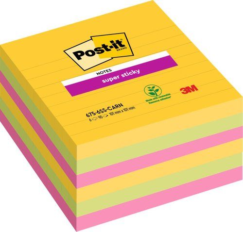 TACO NOTAS POST-IT 675 SUPER STICKY ULTRA 101x101