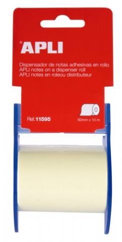 NOTAS ADHESIVAS APLI ROLLO DE 10 m X 60 mm