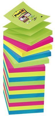 NOTAS ADHESIVAS POST-IT 90h Z NOTES  76x76 (R330)