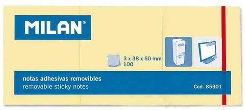 NOTAS ADHESIVAS MILAN 3x100h 50x38