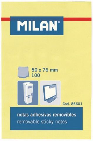 NOTAS ADHESIVAS MILAN 100h 50x76