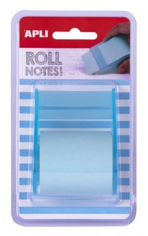 NOTAS ADHESIVAS APLI ROLLO de 8 m X 50 mm AZUL PAS