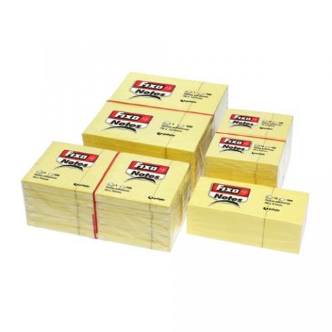 TACO NOTAS FIXO NOTES 100h  38x51 AMARILLO PACK DE