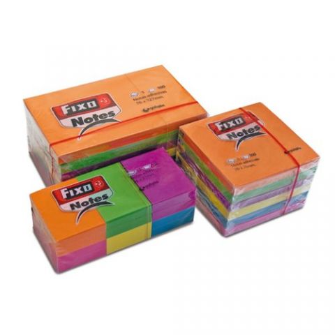 TACO NOTAS FIXO NOTES 100h  38x51 COLORES NEON PAC