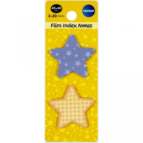 BANDERITAS ADHESIVAS CENTRUM ESTRELLAS PACK de 2
