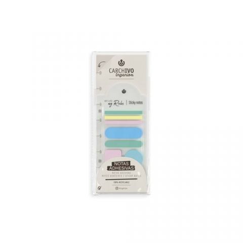 BANDERITAS ADHESIVAS CARCHIVO INGENIOX SHAPES COLO