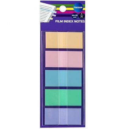 BANDERITAS ADHESIVAS CENTRUM 44x20mm PASTEL PACK d