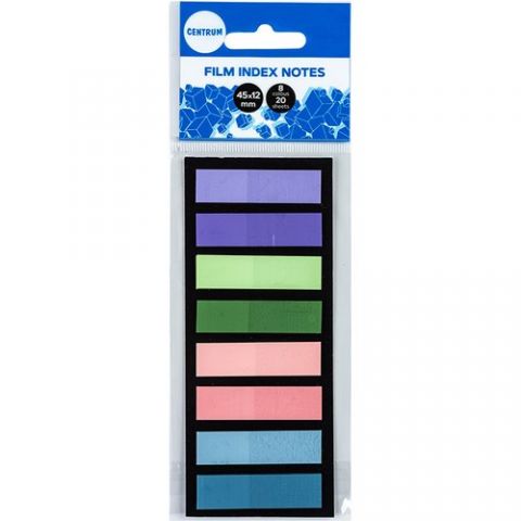 BANDERITAS ADHESIVAS CENTRUM 45x12mm NEON PACK de