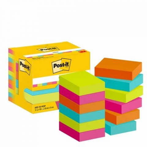 TACO NOTAS POST-IT 653 POPTIMISTIC 38x51 (PACK DE