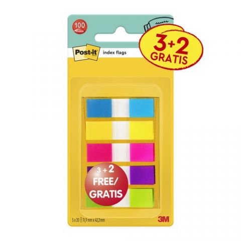 BANDERITAS ADHESIVAS POST-IT 683 11.9x43.2mm PACK