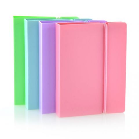 TARJETERO MINI OFFICE BOX BLUSH ANILLAS C/GOMA 40