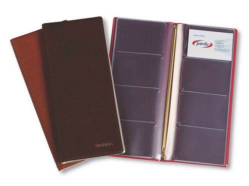 TARJETERO lomo soldado PARDO PVC EXTRA 2/3 20 fund