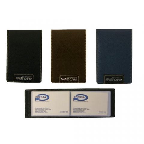 TARJETEROS 40 FUNDAS BISMARK PIEL 3 COLS.