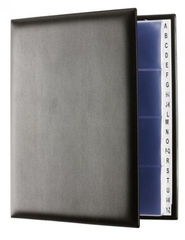 TARJETERO 4 anillas IBERPLAS A4 25mm MX. 20 fundas