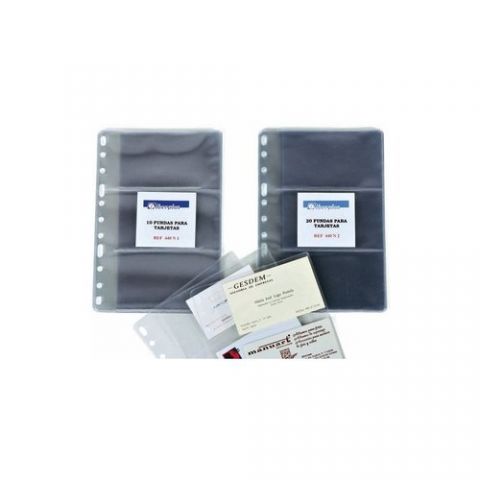 FUNDA para TARJETAS IBERPLAS PVC 150µ 4º 3 DPTOS.