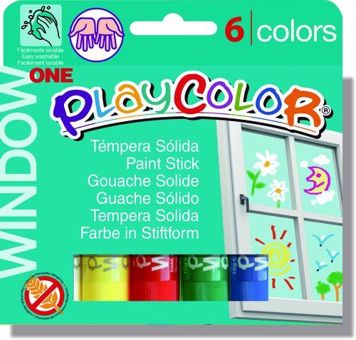 TEMPERA SOLIDA PLAYCOLOR ONE WINDOW 10Gr. ESTUCHE