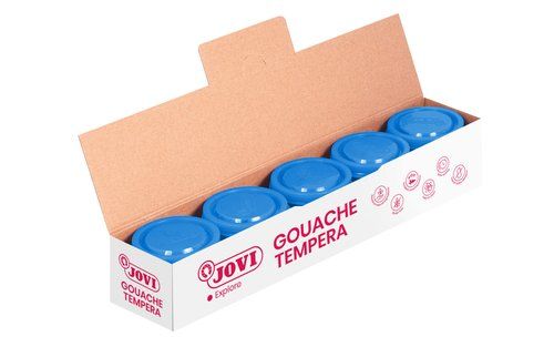 TEMPERA JOVI  35 ml (bote)  AZUL CYAN