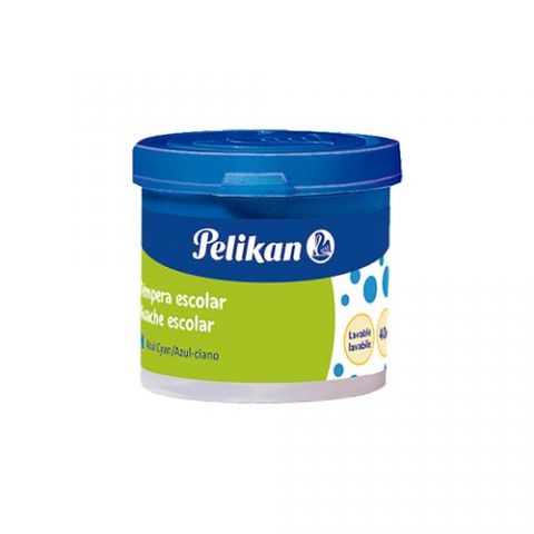 TEMPERA PELIKAN 40 ml (bote) 742/40 AZUL CYAN Nº12
