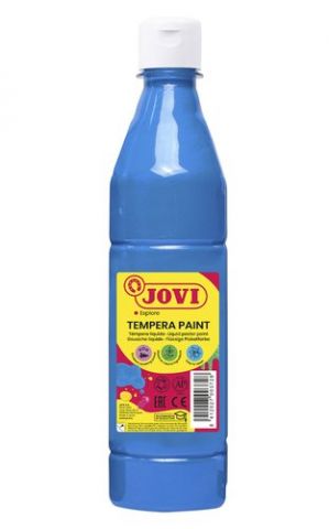 TEMPERA JOVI LIQUIDA  500 ml (botella) AZUL CYAN