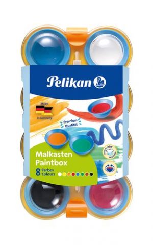 ACUARELAS PELIKAN 755/8 INFANTIL ESTUCHE de 8 con